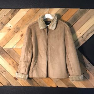 Faux Suede Jacket